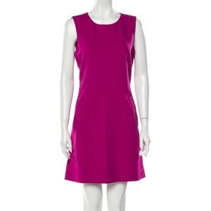 DIANE von FURSTENBERG size L / US 10 scoop neck mini dress